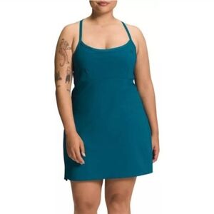 The North Face Arque Racerback Exercise Hiking Dress Blue Size 3X NWT
